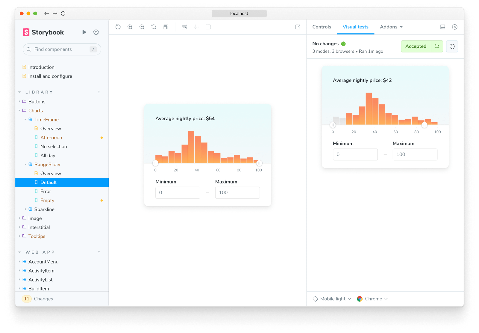 Accept UI changes in Storybook